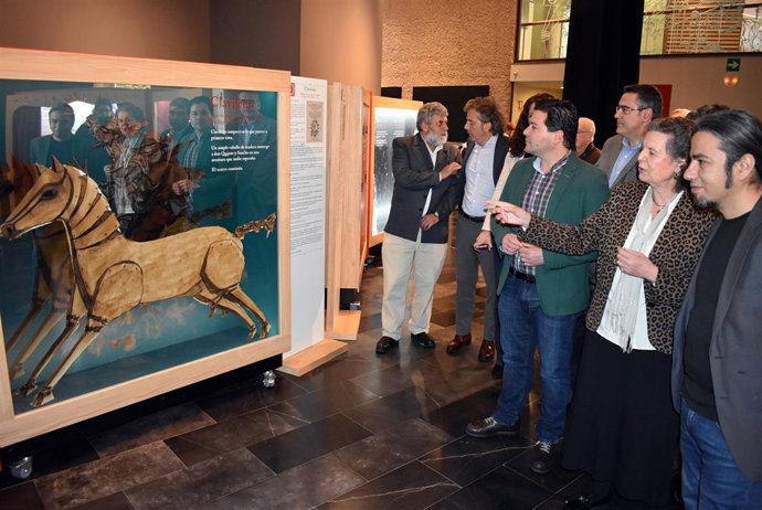 Inauguración exposición personajes y Quijote en Ciudad Real