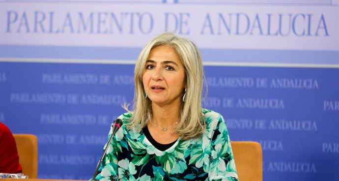 La diputada del PP-A y secretaria segunda de la Mesa, Patricia del Pozo
