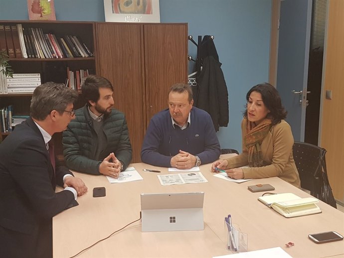 Pozuelo, durante la reunión mantenida