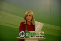 PP-A: Susana Díaz critica los PGE pero "desde que es presidenta deja de ejecutar en inversiones 8.400 millones"