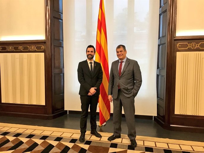 El pte.R.Torrent i l'expte.de l'Equador R.Correa