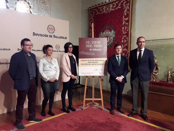 Valladolid (05-04-2018).- Presentación Tren del Vino