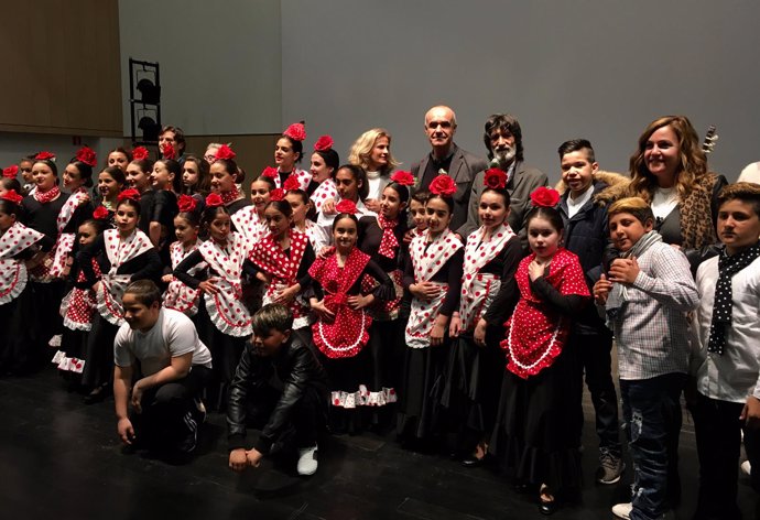 Ensayo abierto al público de un espectáculo de flamenco