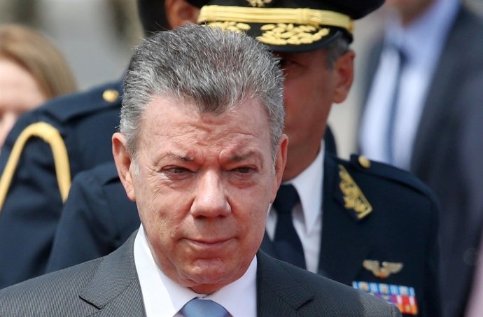 El presidente de Colombia, Juan Manuel Santos