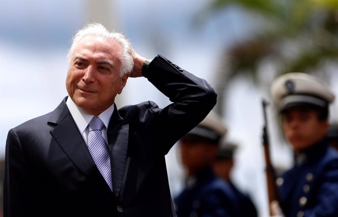 El presidente de Brasil. Michel Temer