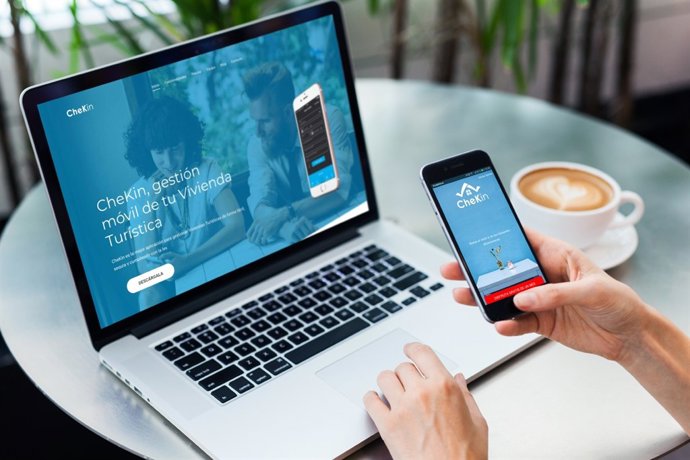 La app CheKin, que permite gestionar la vivienda turística.