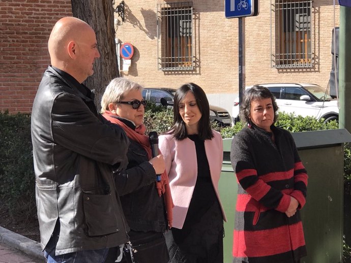 Acto de inauguración del Jardón en honor a Manuel Jiménez