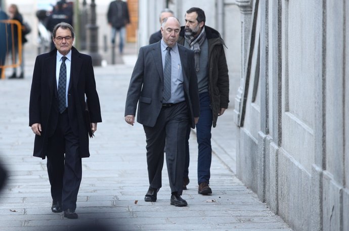 Artur Mas arriba al Suprem per declarar pel procés/ARXIU