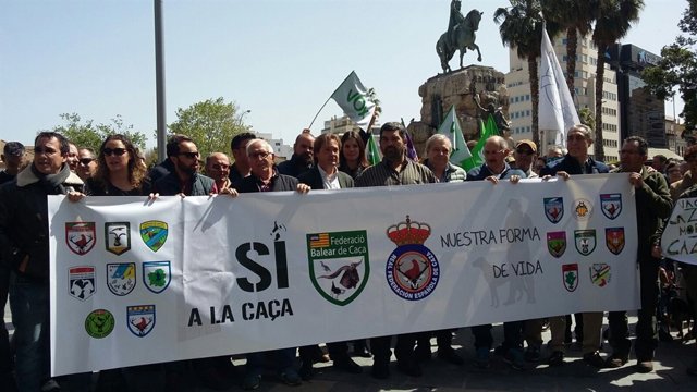 Manifestación sí a la caza