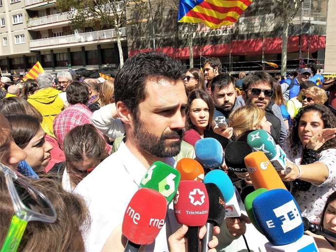 El president del Parlament, Roger Torrent