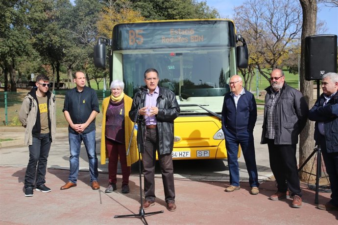 Joan Maria Bigas (AMB) Dolors Sabater (alcaldesa de Badalona)