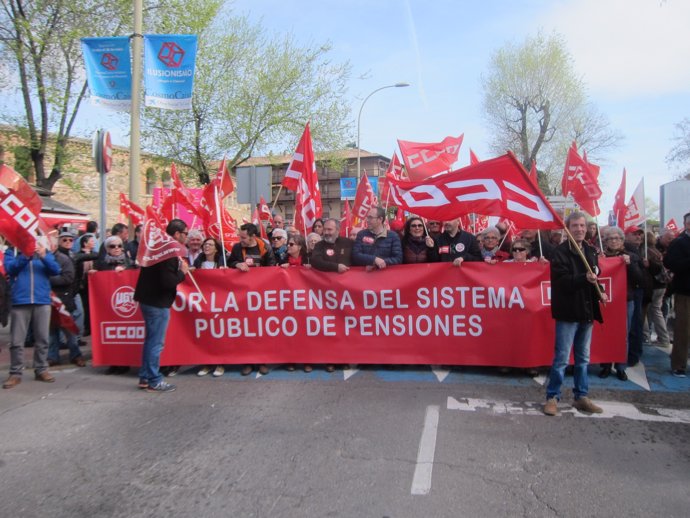 Manifestación pensiones Toledo