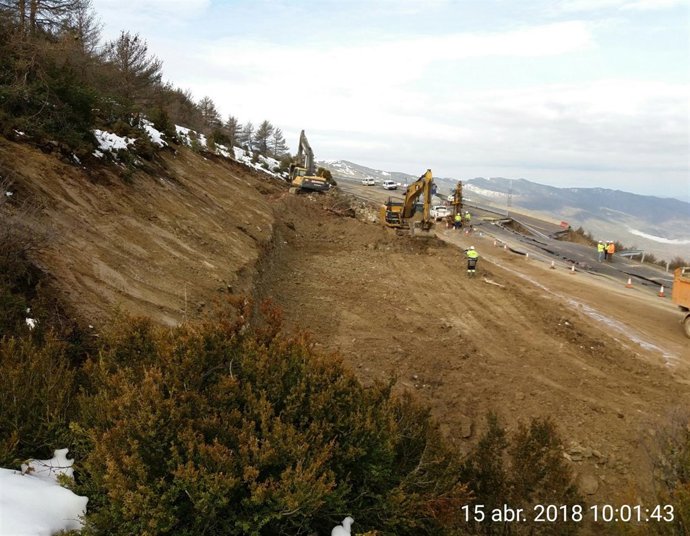 Fomento inicia las obras del desvío de la N-330.