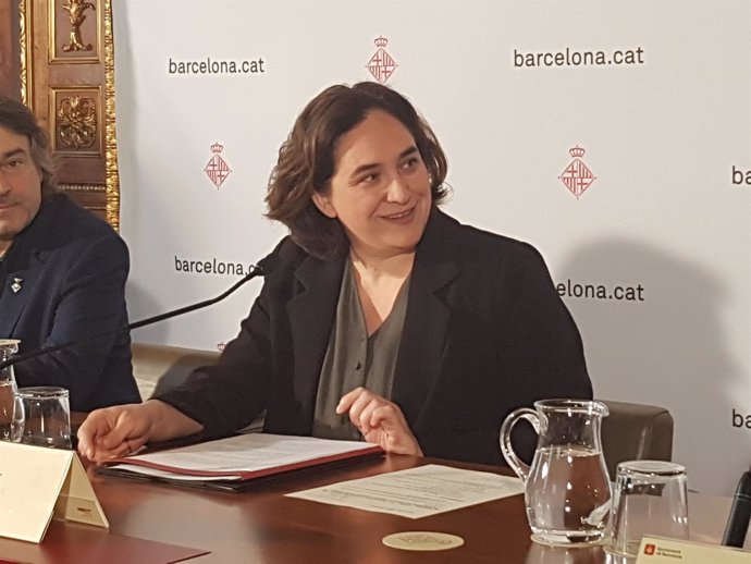 La alcaldesa de Barcelona, Ada Colau