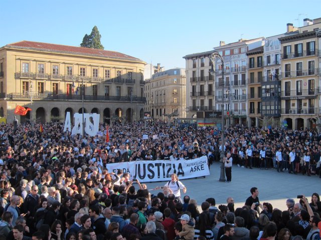 Manifestación en Pamplona