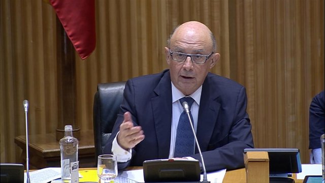 Cristóbal Montoro declarando sobre los Presupuestos Generales del Estado