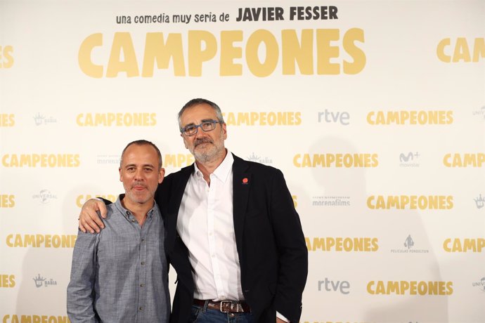 Photocall de la película Campeones con Javier Fesser y Javier Gutiérrez