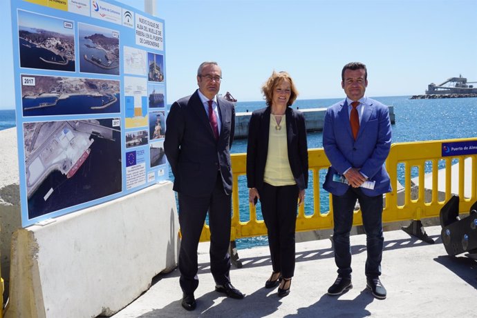 Inauguración del nuevo duque de alba del Puerto de Carboneras