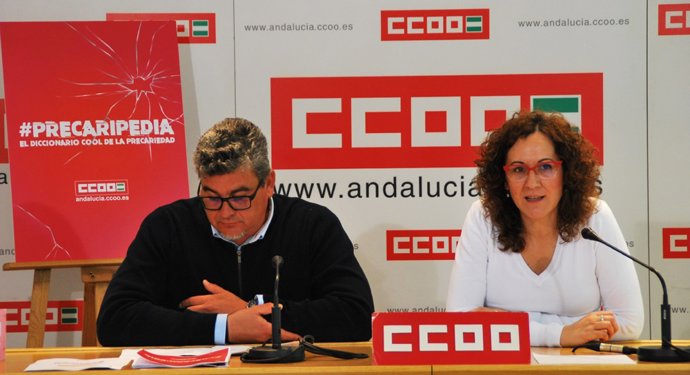 Nuria López, de CCOO-A, presenta el diccionario 'cool' de la precariedad
