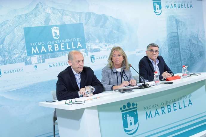 Rueda de prensa de la junta de gobierno local de Marbella 