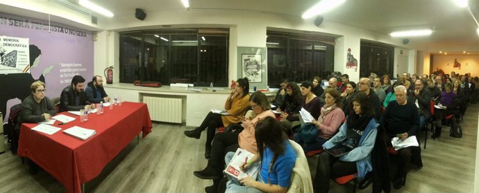 Reunión de miembros del Partido Comunista de Madrid