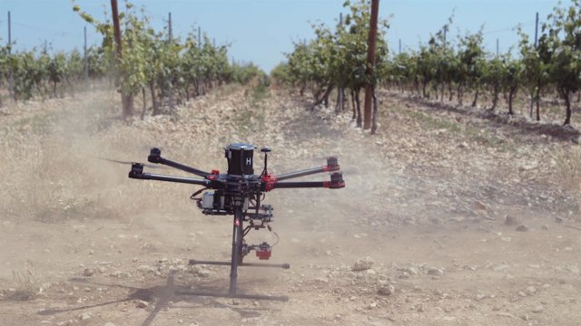 Dron de uso agrario