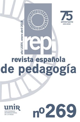 Portada Revista Pedagogía UNIR