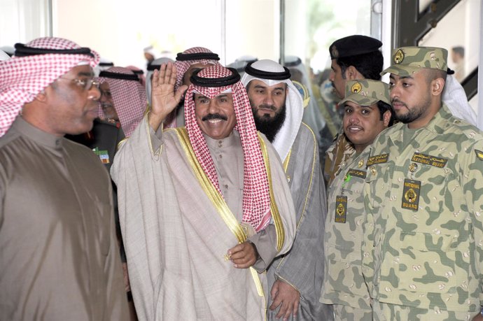 El príncipe heredero de Kuwait, Nawaf al Ahmad al Jaber al Sabah 