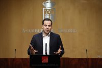 Aguado advierte a PSOE de que pondrán condiciones en la moción: "El que las pone es el que presta su apoyo"