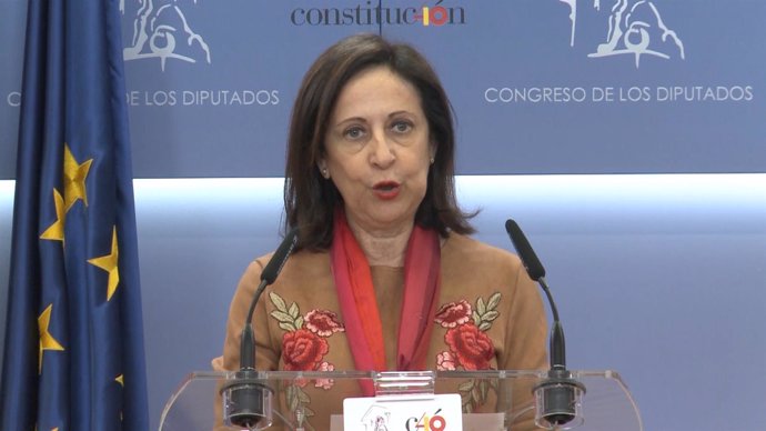 Margarita Robles declarando en el Congreso