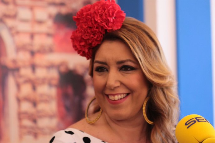 Susana Díaz, entrevistada en la SER en la Feria de Abril