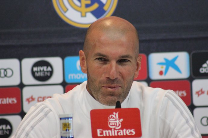 Zidane (Real Madrid) en rueda de prensa
