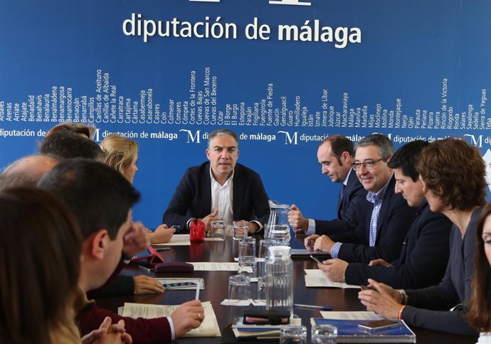 Reunión junta de gobierno de la Diputación de Málaga 
