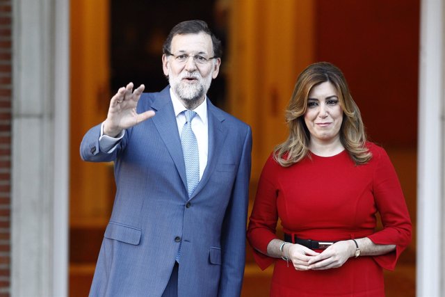 Mariano Rajoy y Susana Díaz en Moncloa