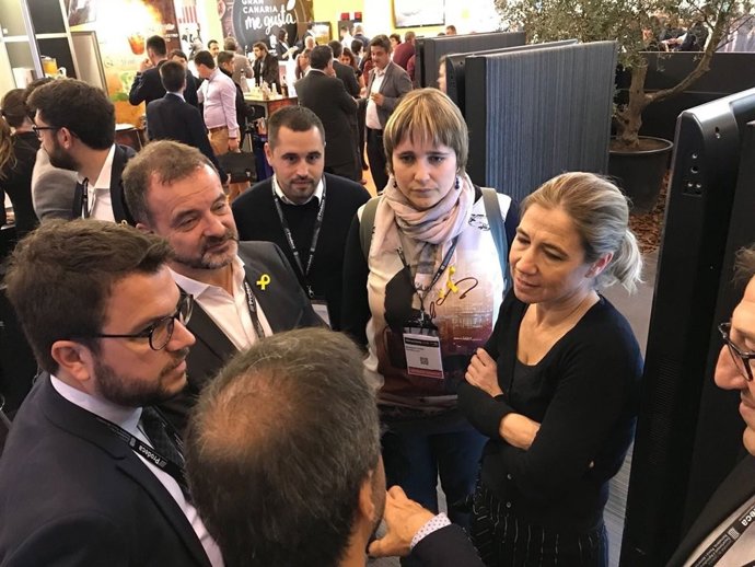 P.Aragonès, A.Bosch, X.Florensa i M.Fornells (ERC) visiten Alimentària