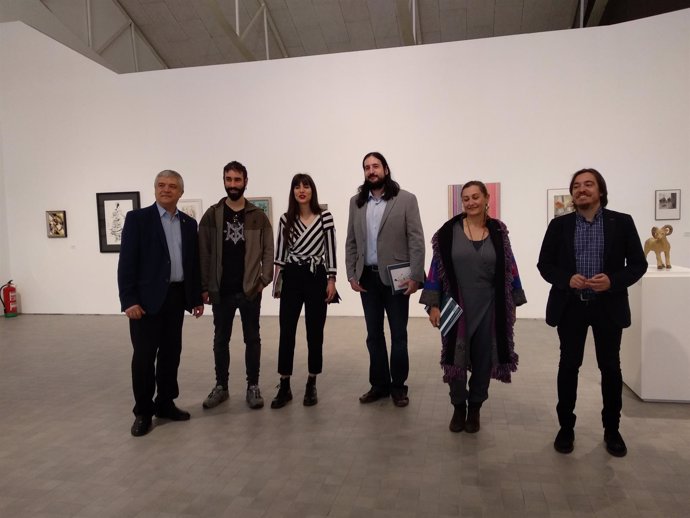 Inauguración de la exposición de Aspanoa en el IAACC Pablo Serrano de Zaragoza