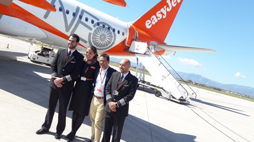 La aerolínea easyJet suma dos aviones A320 a su base estacional en Palma