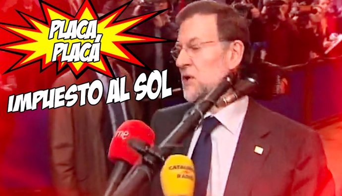 Greenpeace pide a Rajoy el fin del impuesto al Sol
