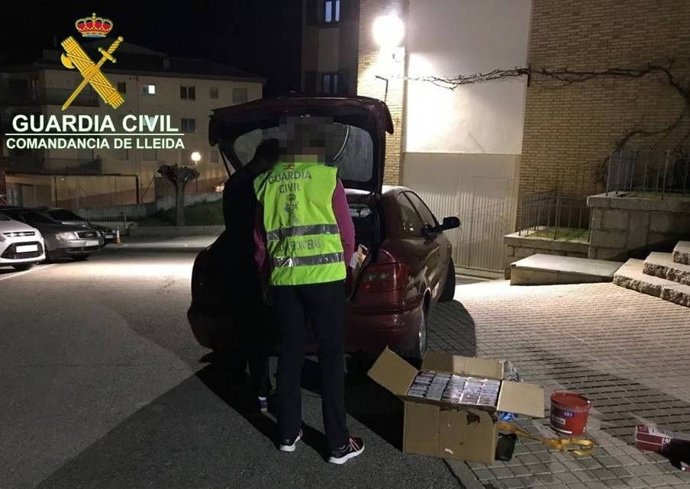 La Guàrdia Civil ha intervingut tabac de contraban