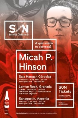 Micah P. Hinson llega este miércoles a Córdoba