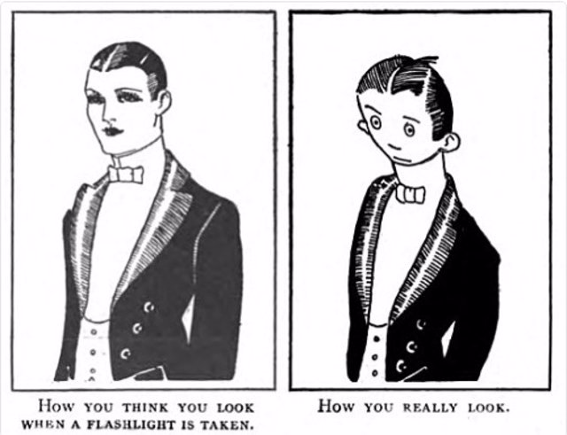 Dibujo que parece ser un meme de 1921 publicado en la revista 'Judge'