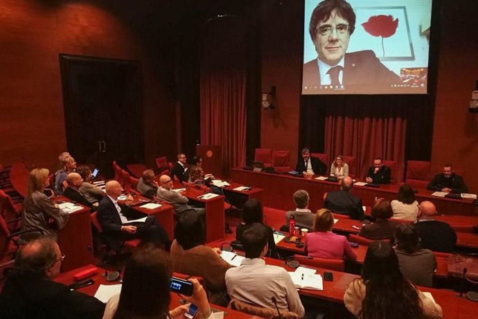 Reunión de JxCat en el Parlament