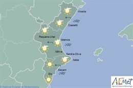 Predicción de este lunes 