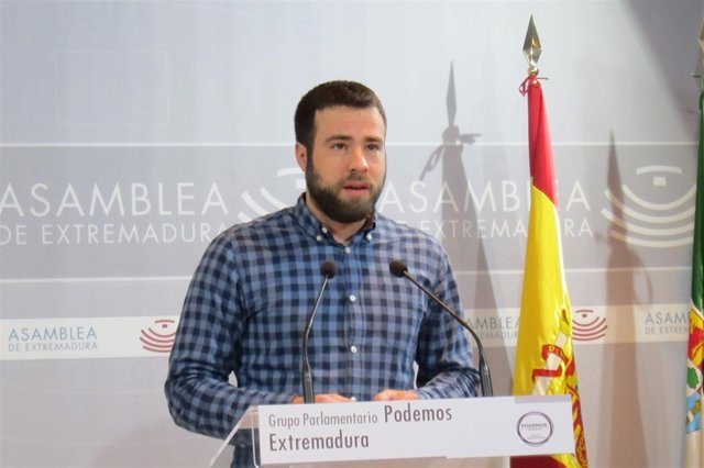El diputado de Podemos Daniel Hierro, en una imagen de archivo.