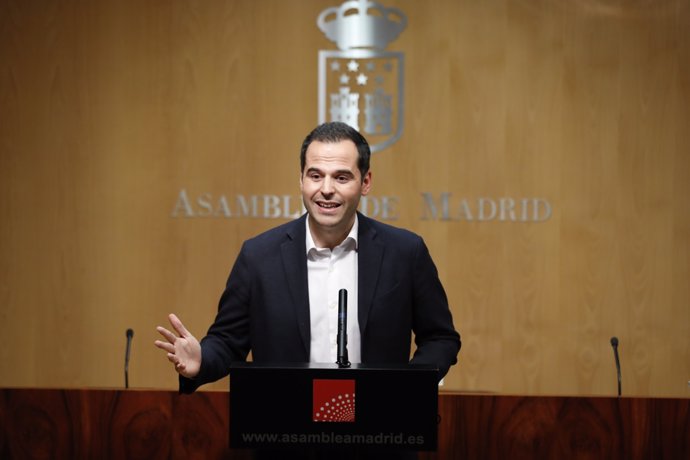 Rueda de prensa de Ignacio Aguado, portavoz de Cs en la Asamblea de Madrid