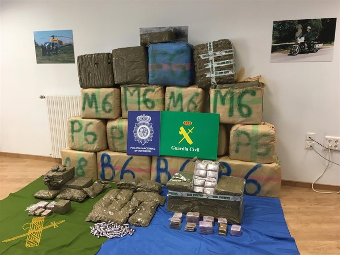 Operación de la Guardia Civil y POlicía Nacional en Lugo.