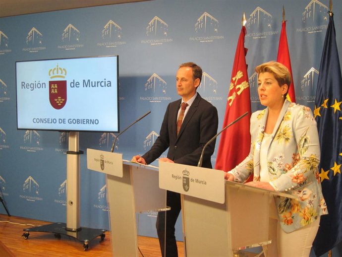 Noelia Arroyo, en la rueda de prensa