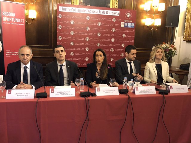 Rueda de prensa sobre la ley de segunda oportunidad del Icab y el Cicac