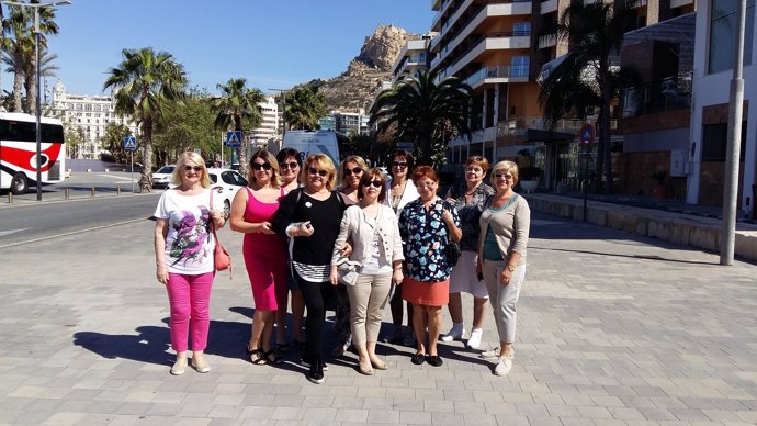 Agentes turísticos rusos, este miércoles en Alicante