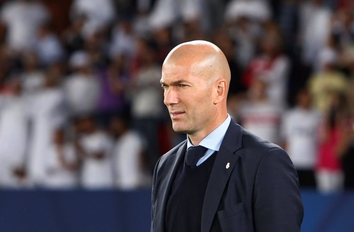 El técnico del Real Madrid, Zinedine Zidane